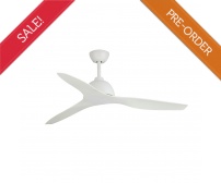 Fanco Breeze 3 Blade 52" AC Ceiling Fan with Wall Control in White